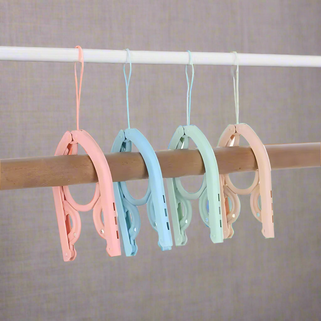 Portable Folding Clothes Hangers | Travel-Friendly Wardrobe Solution