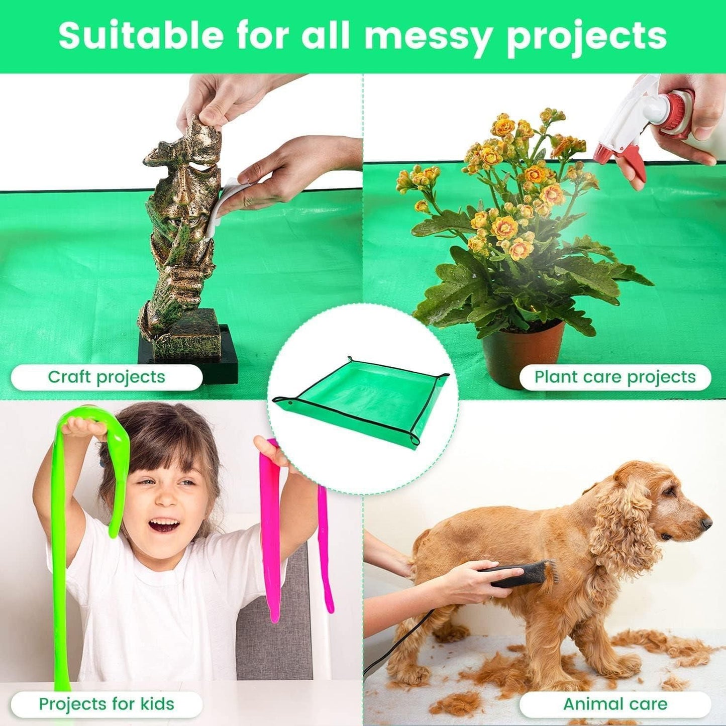 Gardening Mat for Plant Transplanting | Waterproof Potting Workstation