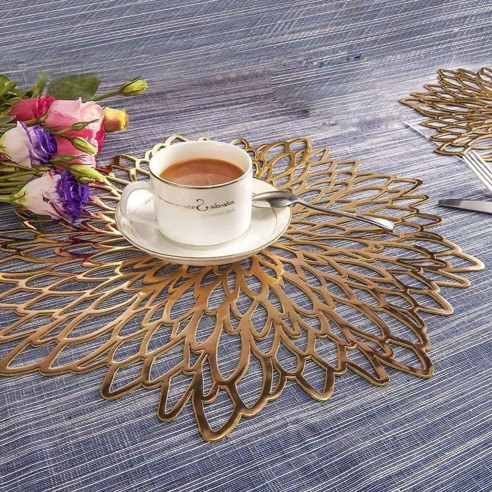 Mulmil PVC Non-Slip Heatproof Table Mats - Pack of 2