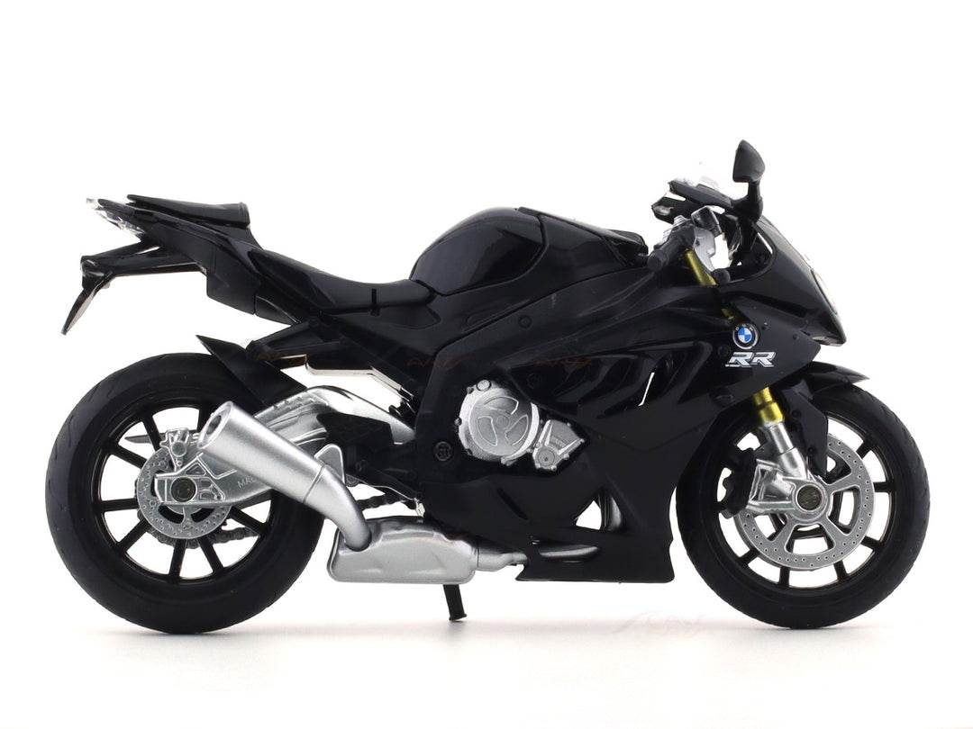 BMW S1000 RR Black 1:12 licensed diecast scale model bike collectible