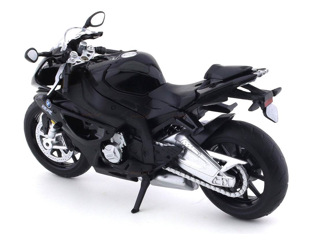 BMW S1000 RR Black 1:12 licensed diecast scale model bike collectible