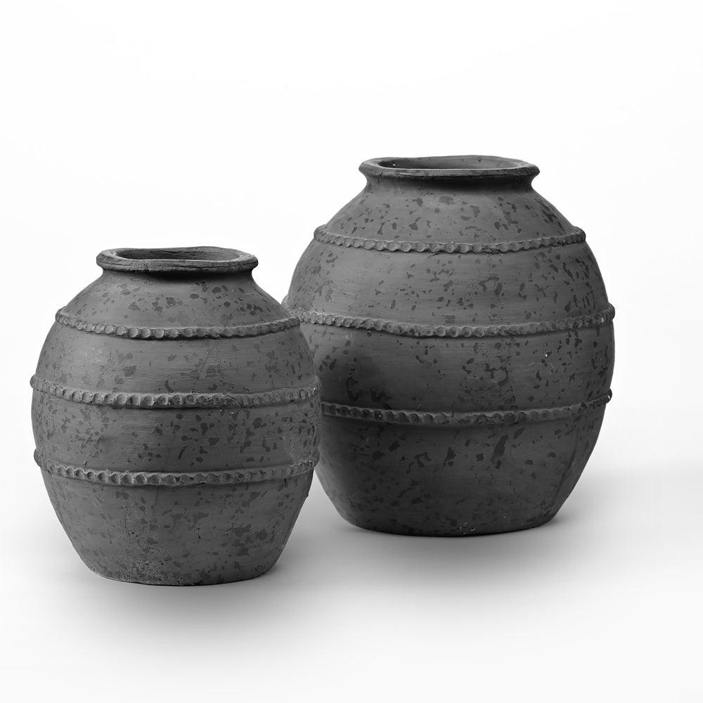 Whisper Place Henry Matka Black Vase - Mulmil