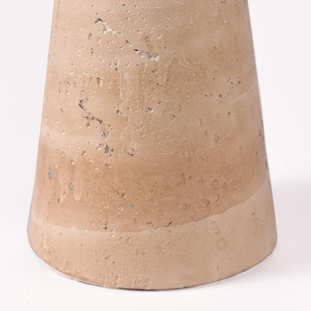 Dandelion Dell Cement Candle Holders – Stylish & Durable Set (2 Pieces) - Mulmil