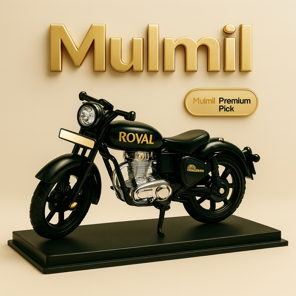 Bullet Bike Toy Model For Kids With Side Stand (1 Pc  Mix Color)