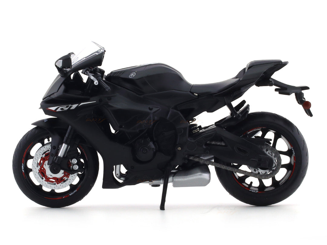 Yamaha YZF R1 Matte Black 1:12 Bike Collectible