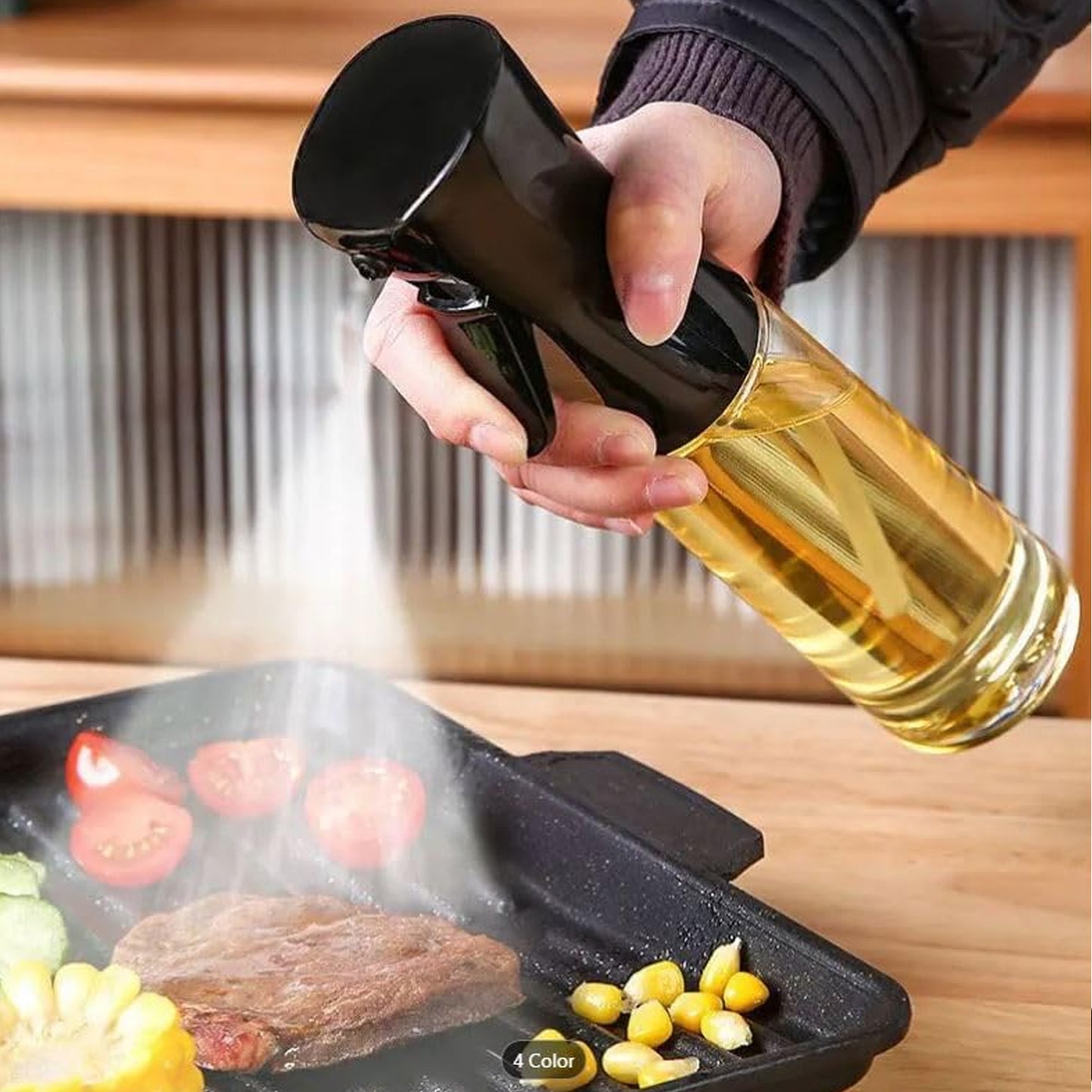Plastic Oil Spray Bottle - Versatile Kitchen Gadgets (300 Ml)