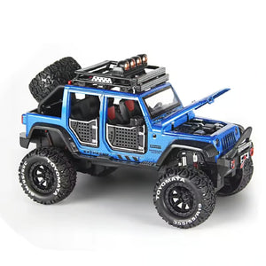 Jeep Wrngler Rubion Alloy Pickup Scale Model Car Exclusive Alloy Metal Car