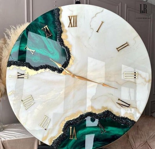 Elegant 12-Inch Wall Clock – Premium Wood & Acrylic Design - Mulmil