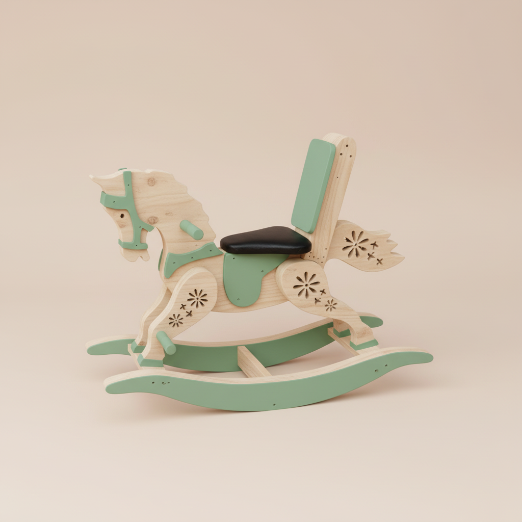 Mint Green Rocking Horse Studio