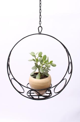 Metal Flower and Plant Stand – Timeless Simplicity - Mulmil