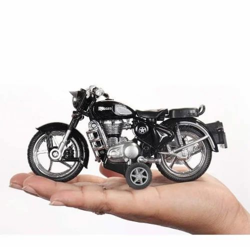 Royal Enfield Bullet Bike Miniature/Scale Model Black