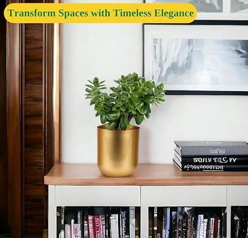 Peace Lily Planter Idea for Gifting (5 Inch, Pack of 2) - Mulmil