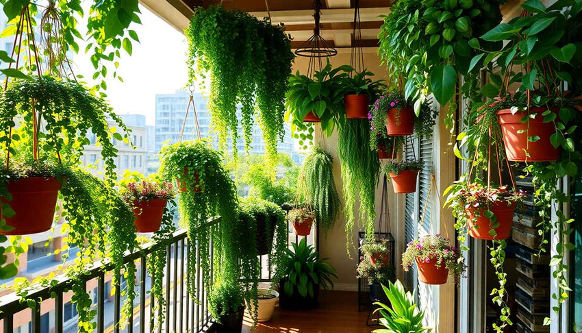 Balcony with Stunning Hanging Plants: A Guide to Buying Online