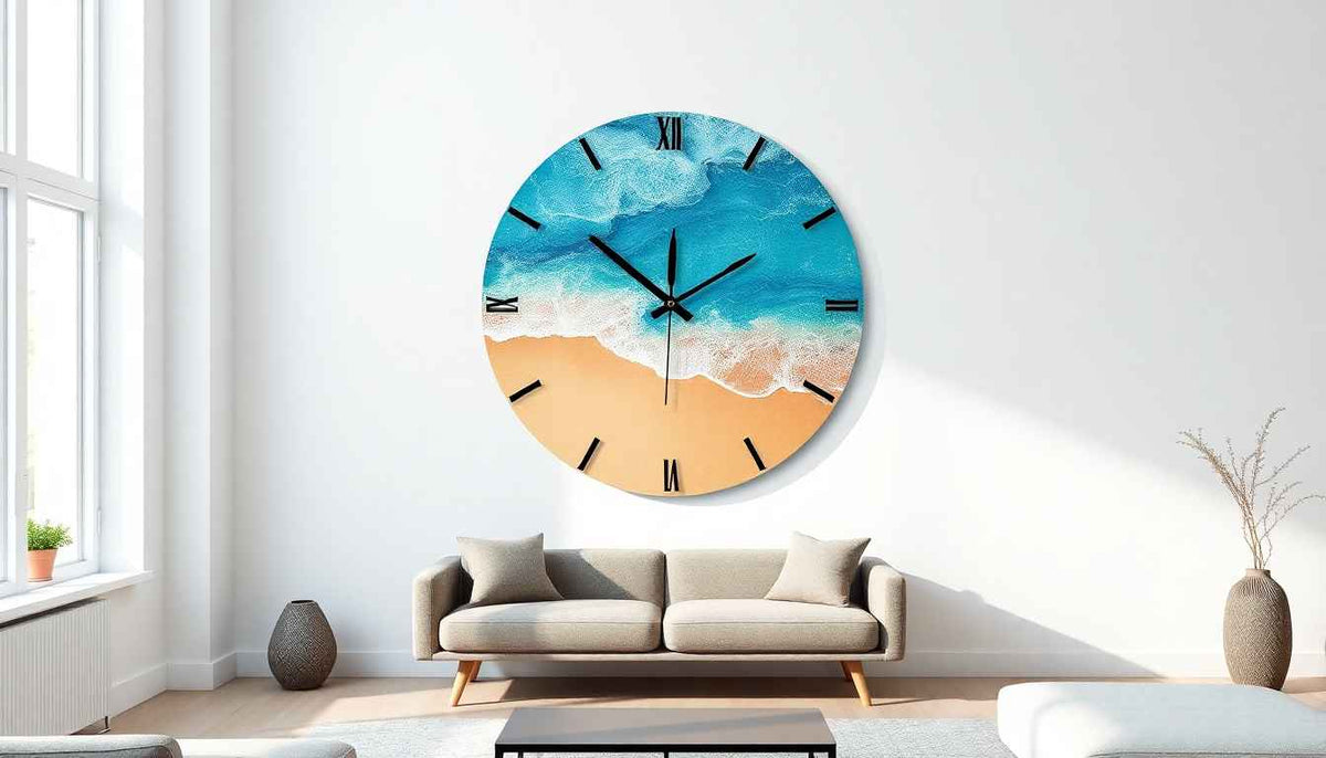 Elevate Your Home Decor with Stunning Epoxy Resin Wall Clocks