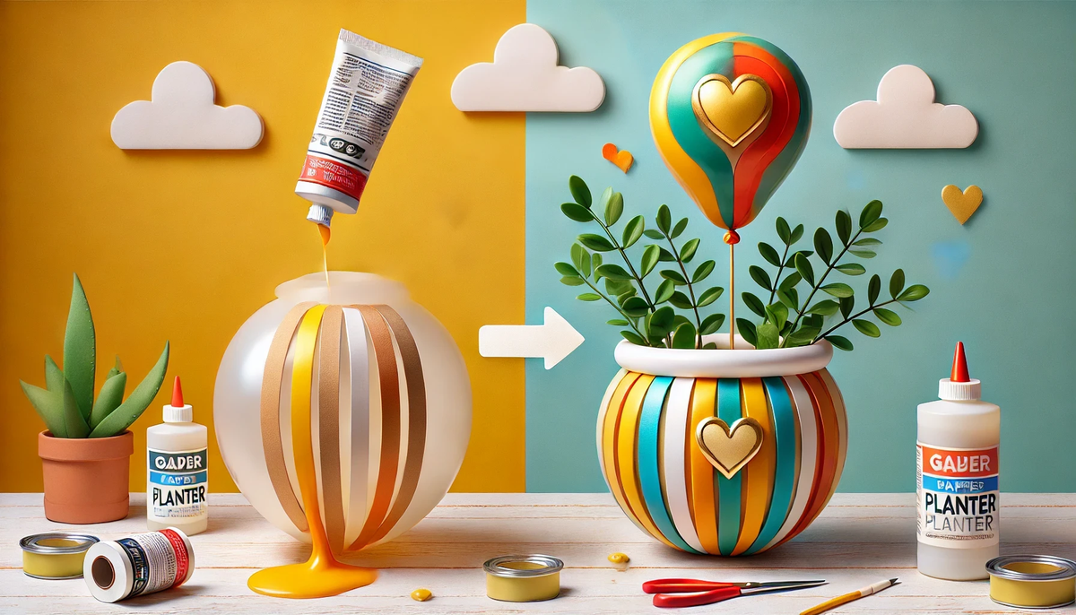 You Won’t Believe How This Balloon Turns into a Stunning DIY Planter!