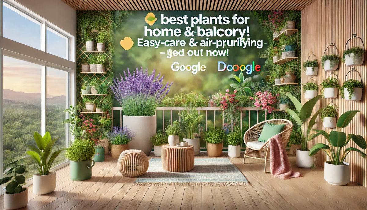 Best Plants for Your Balcony and Home – Low-Maintenance, Air-Purifying, Stress-Relieving Greenery