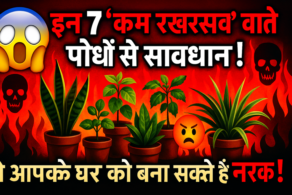 इन 7 'कम रखरखाव' वाले पौधों से सावधान! ये आपके घर को बना सकते हैं नरक!