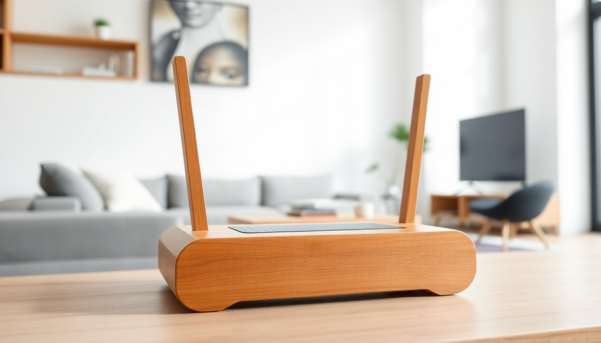 Genius or Crazy? This Wooden Wi-Fi Stand Doubles as a Home Decor Showstopper!