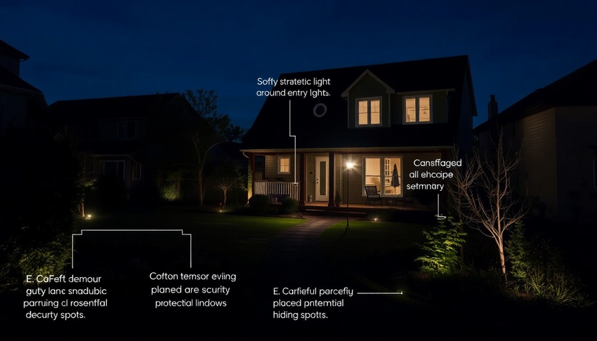 Outdoor Security Lighting: Layered Plan vs Motion-Only (What Actually Deters)