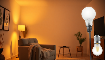 Switch to LED Bulbs: Softer Light, ~80% Energy Savings vs Halogen