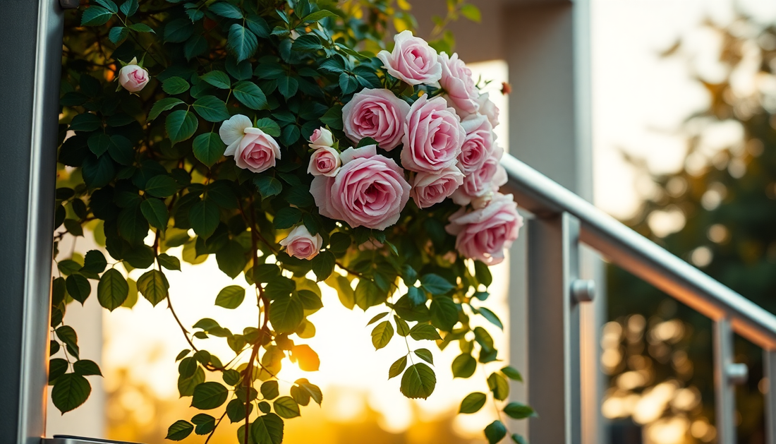 Climbing Roses + Modern Railings = Instagram's New Obsession—Are You Late to the Trend?