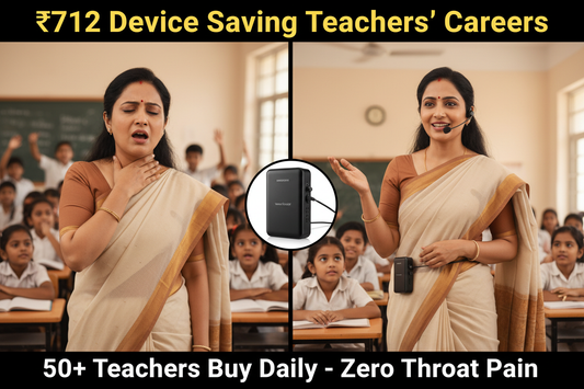 Teachers Are Quitting Less After Discovering This ₹712 Voice Amplifier