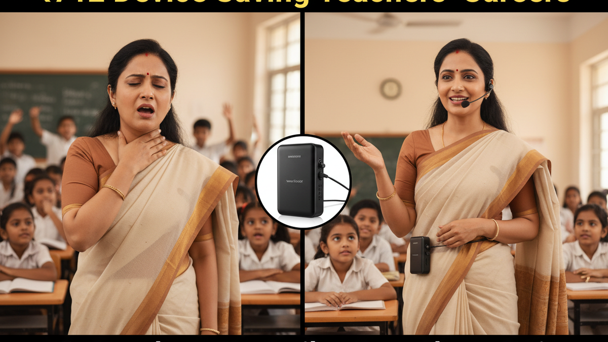 Teachers Are Quitting Less After Discovering This ₹712 Voice Amplifier