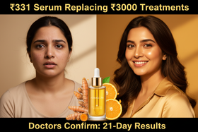 Doctors Are Shocked: This ₹331 Turmeric Serum Is Replacing ₹3000 Treatments in India