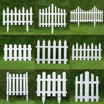 2-Pcs Garden Fence (White)