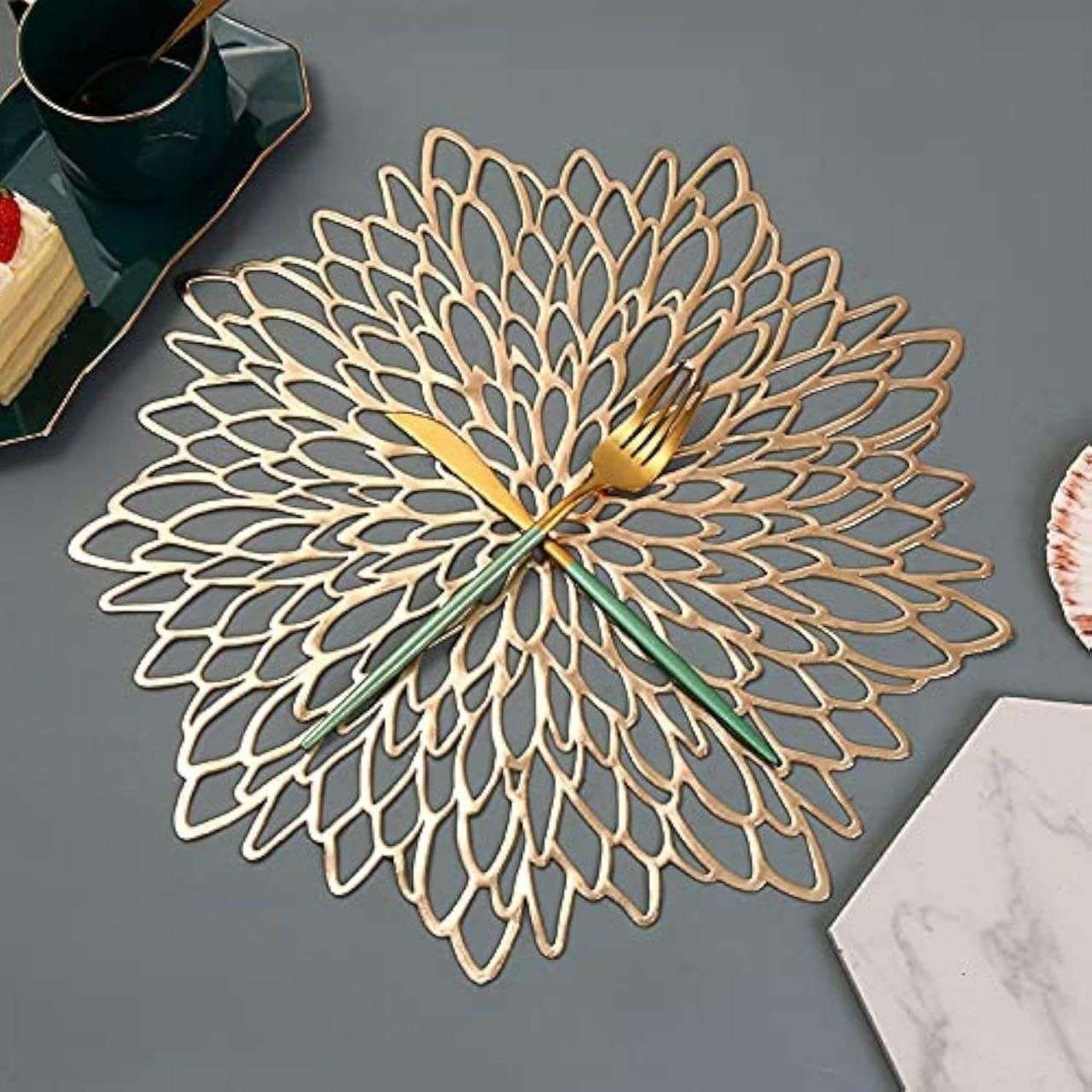 Mulmil PVC Non-Slip Heatproof Table Mats - Pack of 2