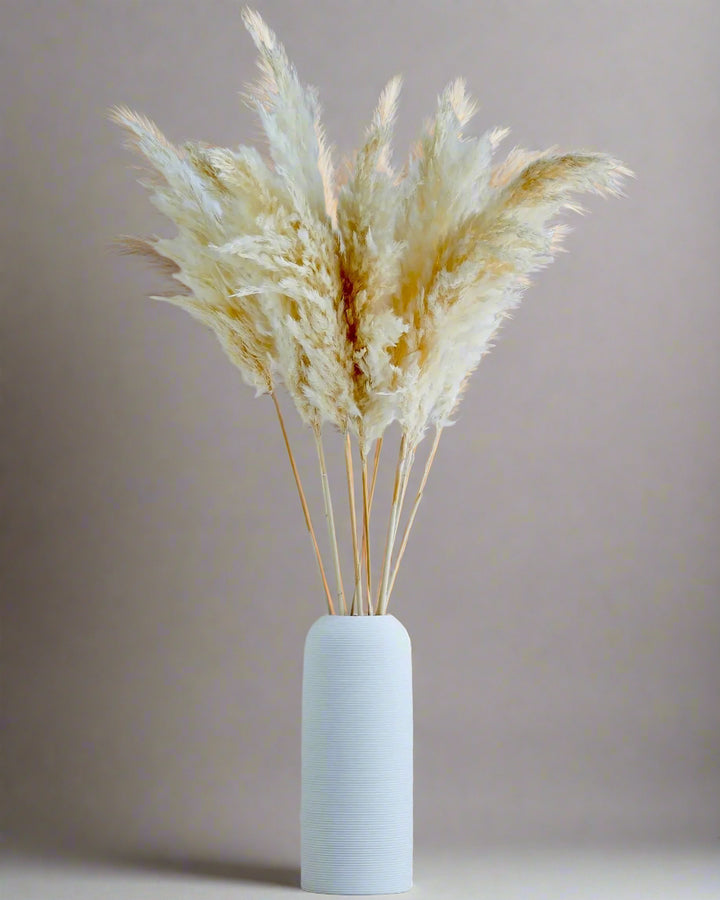 Ivory Pampas Grass Bouquet: Handmade Boho Decor That Lasts 5+ Years