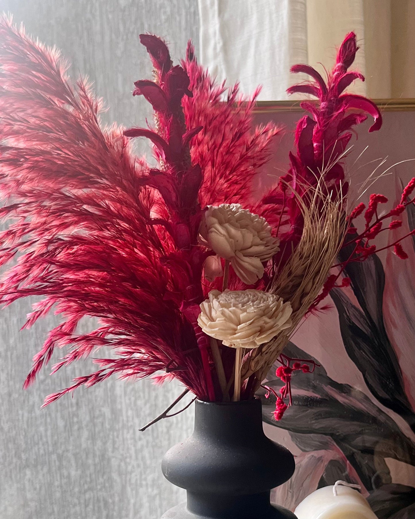 Scarlet Dried flower