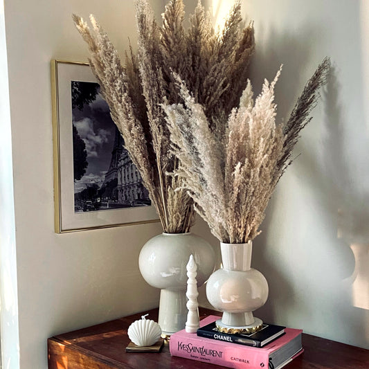 Brown Tall Pampas Grass – 10-Stem Dried Floral Bunch