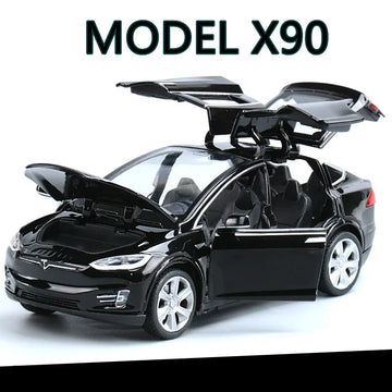 Tesla MODEL X 90 Alloy Car Model Diecasts Toy Vehicles Toy Car