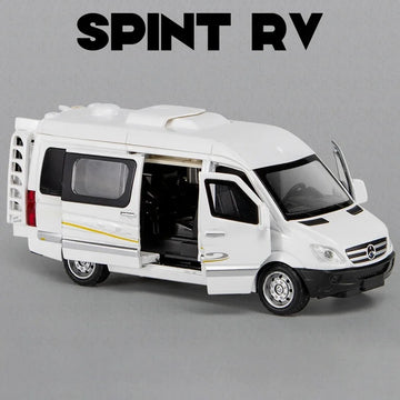 Mercedes Benz Sprinter RV Alloy Car Model Diecasts