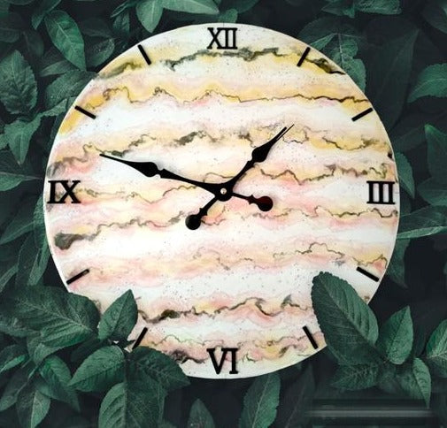 Premium Resin Art Big Size Wall Clock (16 inch)