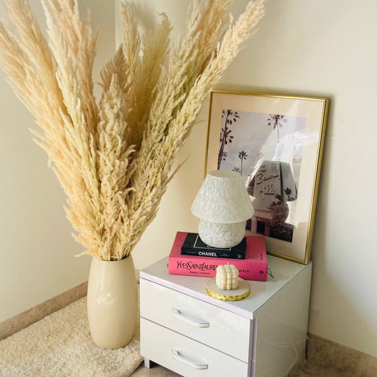 Ivory Tall Pampas Grass - Natural Elegance for Your Home